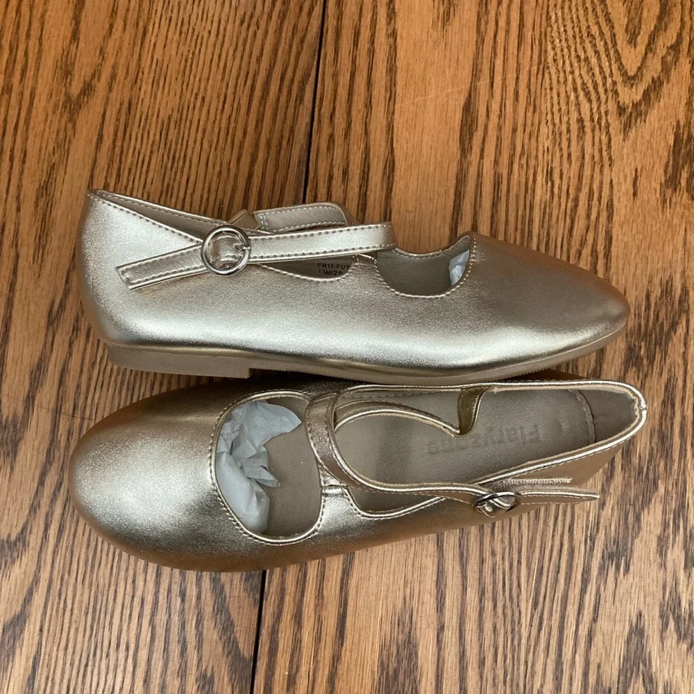 🩰FLARYZONE🩰Ballerina MaryJane Dress shoes sz13 faux leather STURDY/COMFORT✨NWT✨